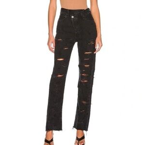 Agolde Criss Cross Straight Jeans